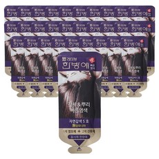 RETHEBEAU 韓方愛 快速染髮劑 隨身包 5號, 自然棕色, 30個