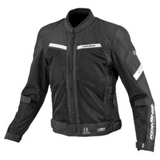 KOMINE ENIGMA LIGHT HALF MESH JACKET JK-177, BLACK