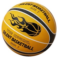 네오린 무소음 가정용 휴대용 농구공, 1개, 옐로우