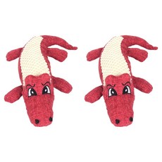 毛皇上 發聲毛絨鱷魚, 紅色, 2個