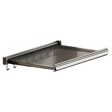 小麥購物 隱形摺疊晾曬網 L326, 槍灰色