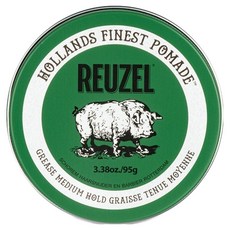 REUZEL 綠豬中強髮油, 1個, 95g