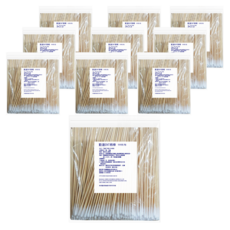 勤達 醫用未滅菌ENT棉棒 500支, 10包, 1袋