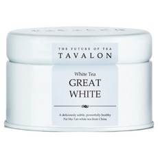 TAVALON 大白毫中號鐵盒, 1個, 1入, 20g