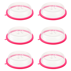 真空吸盤保鮮蓋, 顏色隨機, 6個