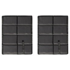 HI TODAY 攜帶式折疊防水坐墊 2個, 黑色