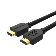 POLYWELL 寶利威爾 HDMI 1.4 傳輸線 公對公, PW15-W60-B030, 1條
