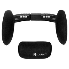 CARAC 頭枕 側睡 調整型靠枕 AI61008G, 黑色, 1個