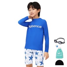 aquatica 兒童用防磨衣一般泳鏡5件組 AQA480