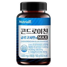 뉴트리올 콘드로이친 글루코사민 1000mg 180g, 180정, 1개