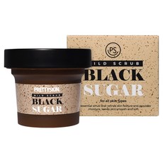 PRETTYSKIN. 溫和黑糖磨砂膏, 1個, 100g