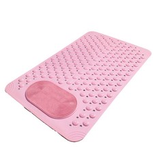 小麥購物 家用浴室防滑地墊, 1個, 淺粉色