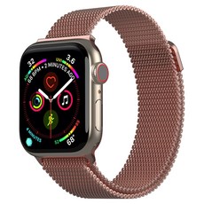 KMAX 智慧型手錶輕量Milanese錶帶, 玫瑰金, 1個