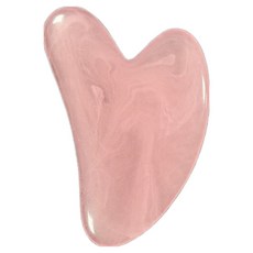 비엠디자인 편안한 괄사 마사지기, 크리스털 핑크하트, 1개