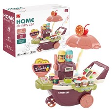 Jiacheng 天空太陽星 飲料冰淇淋點心車 餐車遊戲組 jiach66896, 1個, 混合顏色