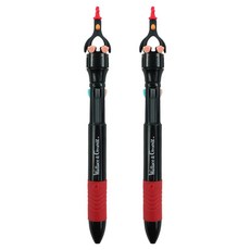 핑크풋 W & G 피규어 4색 회전펜 맥그로우 0.5mm, 블랙, 2개