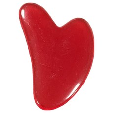 BM Design 舒適刮痧按摩器, 1個, 酒紅色愛心