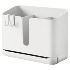 小麥購物 壁掛式餐具收納架 L387, 1個, 白色