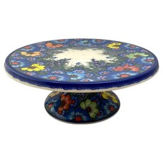 VENA 波蘭陶 蛋糕架 28 x 28 x 10.5cm, 絢麗花園, 1個