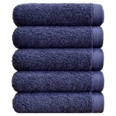 Towelist Forte 飯店毛巾 200g 40支精梳棉, 靛藍色, 5個