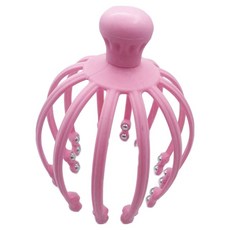 Goodsome 舒適頭部按摩器 12爪 雙珠 15.8 x 14 cm 70g, 1個, 麻灰色