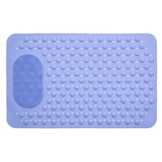 小麥購物 家用浴室防滑地墊, 1個, 淺藍色