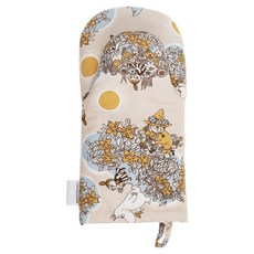 ARABIA1873 嚕嚕米烤箱手套 15*34cm, 1個, 永遠的朋友