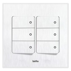 winners Bello白色2個用開關 6孔, 1個