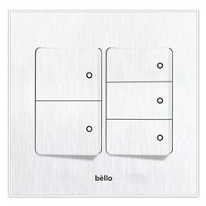 winners Victory Lighting Velho白色5孔開關, 1個