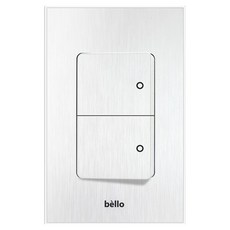 winners Bello白色開關 2格, 1個