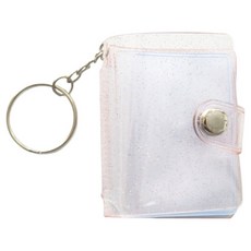 Mood Ink 證件照活頁夾 貼紙簿 證件照迷你相簿活頁夾 4.8 x 6.2 cm, 亮片粉, 16張