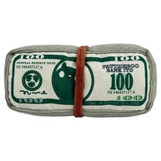 美元造型 寵物發聲玩具 解悶互動玩具, 1個, 灰色