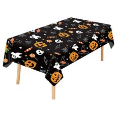 Marketpio 萬聖節與派對 一次性桌布 款式6, 1入, 4個