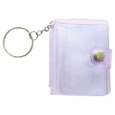 무드잉크 증사바인더 스티커 북 증명사진 미니 앨범 바인더 4.8 x 6.2 cm, 글리터퍼플, 16매