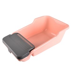 Truly House 糖果風 半封閉貓砂盆 加大款, 1個, 粉色