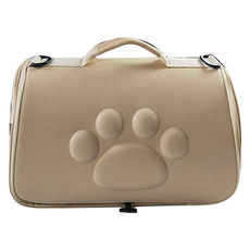 毛皇上 寵物外出太空包, 1個, 香檳金