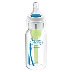 DrBrown's 特殊流量PP奶瓶 唇顎裂專用, 透明色, 120ml, 1個