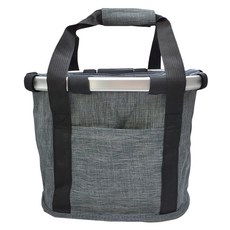 DIBOTE 迪伯特 快拆自行車提籃 車筐, 灰色, 1個