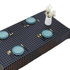 餐桌布/桌巾/茶几桌墊 PVC防水防燙防油 可水洗擦拭, 1個, 140 x 140cm, 煙熏格調