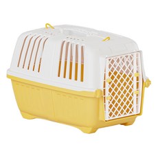 Truly House 手提車載寵物箱, 黃色, 1個