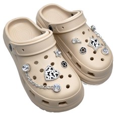 Solea 女士厚底緩震串珠洞洞鞋