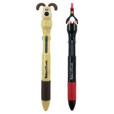 pinkfoot W&G公仔4色旋轉筆 2種組, 1套, 格羅米特 + 麥高