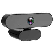 Jinpei 錦沛 2K QHD 高畫質網路攝影機 視訊鏡頭, JW-08B-2K, 黑色