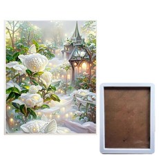 포즈샤인 3D DIY 캔버스형 꿈결 보석십자수 30 x 40 cm + 내부 프레임 세트, DREAM1, 1세트