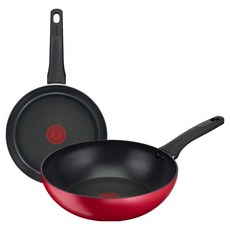 테팔 인덕션 엑설런스 프라이팬 FP24 + WP28 세트 2개, 혼합색상, 1세트, 프라이팬 24cm + 멀티팬 28cm