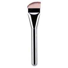 小麥購物 超薄型絲滑粉底刷 斜頭 14.9g, 1支, 銀色
