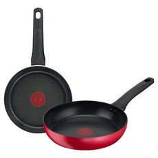 Tefal 特福 電磁爐 Excellence 平底鍋 FP20 + FP24 2入組, 1套, 平底鍋 20cm + 24cm, 混色