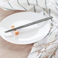 半島良品 純鈦筷子, 10雙筷子, 1組, 銀色