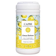 CAPRI ESSENTIALS 廚房濕紙巾 檸檬馬鞭草, 70張, 1罐