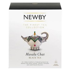 NEWBY 瑪薩拉紅茶絲綢金字塔茶, 2.5g, 15入, 1個